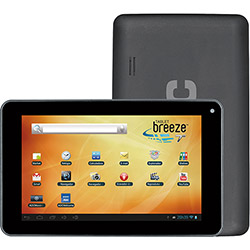 Tablet AOC Breeze 7y2241 4GB Wi-fi Tela HD 7" Android 4.1 Processador Amlogic MXS Dual Core 1.2 GHz - Preto