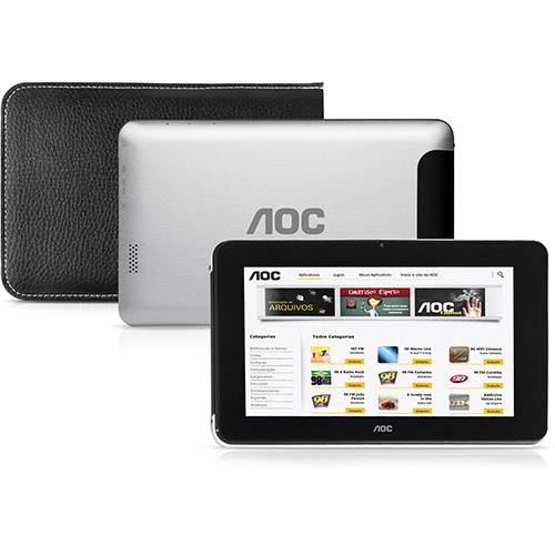 Tudo sobre 'Tablet AOC BREEZE MW0711BR com Android 4.0 Wi-Fi Tela 7" Touchscreen e Memória Interna 8GB'