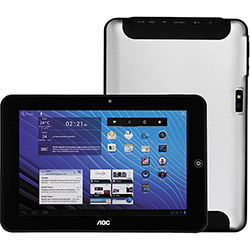 Tablet AOC Breeze MW0922BR 16GB Wi-fi Tela 9" Android 4.0 Processador Cortex A8 Dual-core 1.2 GHz - Prata