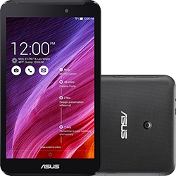 Tablet Asus Fonepad 7 8GB Wi Fi 3G Tela 7" Android 4.4 Processador Intel Atom Dual Core - Preto