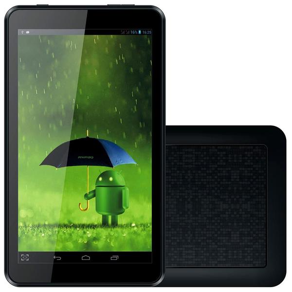 Tablet ATB-440, Preto, Tela 7", Wi-Fi, Android 4.4, 1.3MP, 8GB - Amvox