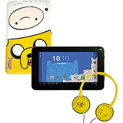 Tablet Candide Adventure Time 8GB Wi-Fi Tela 7" Android 4.2 Cortex A9 1.2Ghz - Amarelo