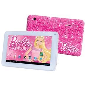 Tablet Candide Barbie 1807 com Tela 7", 8GB, Câmera 2MP, Entrada para Cartão, Wi-Fi e Android 4.1