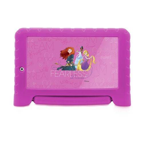 Tablet Disney Princesas Plus Wifi 8GB Dual Câmera Android 7 Rosa Multilaser - NB281
