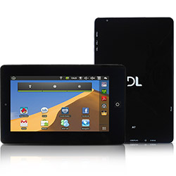 Tablet DL A7400 com Android 2.2 Wi-Fi Tela 7'' Touchscreen e Memória Interna 4GB