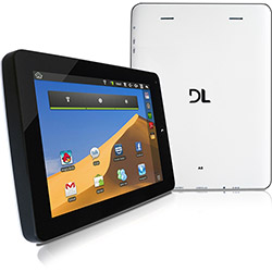 Tablet DL A8400 com Android 2.2 Wi-Fi Tela 8'' Touchscreen e Memória Interna 4GB