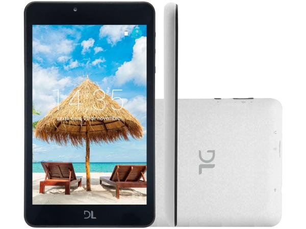 Tablet DL C17 8GB Tela 7” - Android Proc. Quad Core Câmera Integrada