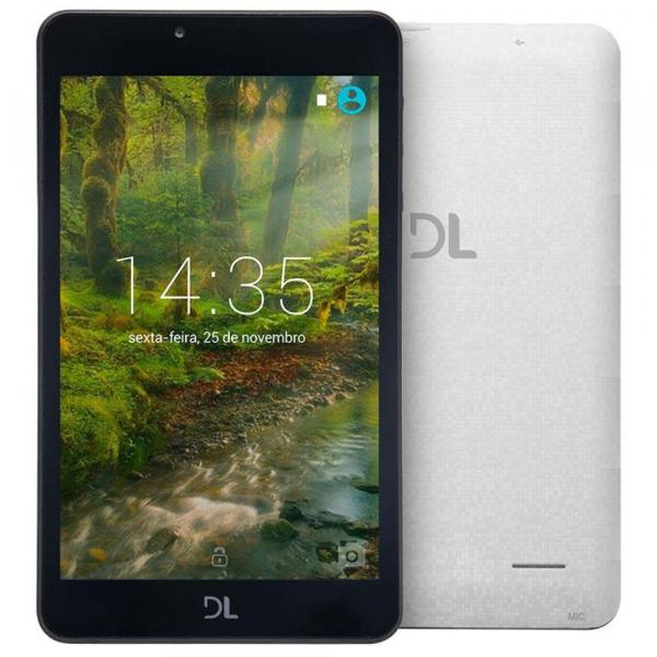 Tablet DL Creative Tab, 7", Quad Core, 8GB, WiFi - Branco