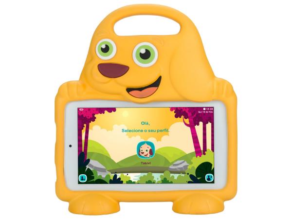 Tablet DL Drop Kids 8GB 7” Wi-Fi Android 5.1 - Proc. Quad Core Câmera Integrada