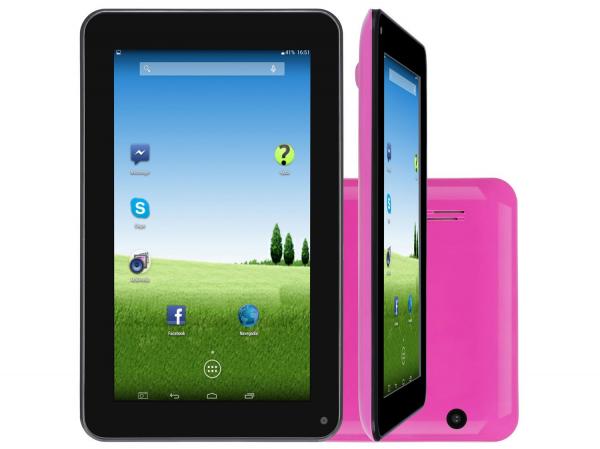 Tablet DL E-Volution S 8GB 7” Wi-Fi Android 4.4 - Proc. Dual Core Câmera Integrada