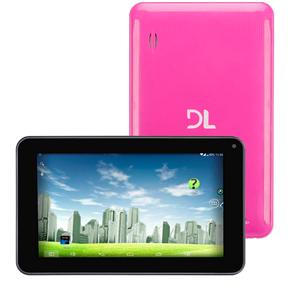 Tablet DL Eagle Plus com Tela 7", 4GB, Wi-Fi, Câmera, Suporte à Modem 3G, Android 4.4 e Função Roteador Sem Fio Wi-Fi – Pink