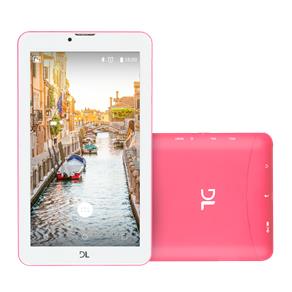 Tablet DL Futura 3G, Tela 7”, 8GB, Dual Chip, Função Smartphone, Android 7.0, Quad Core de 1.3 GHz