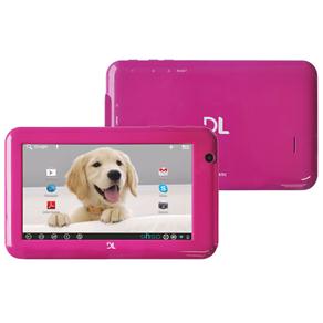 Tudo sobre 'Tablet DL HD Plus com Tela 7", 4GB, Processador Cortex A9, Câmera 2.0 MP, Wi-Fi e Android 4.0 - Rosa'