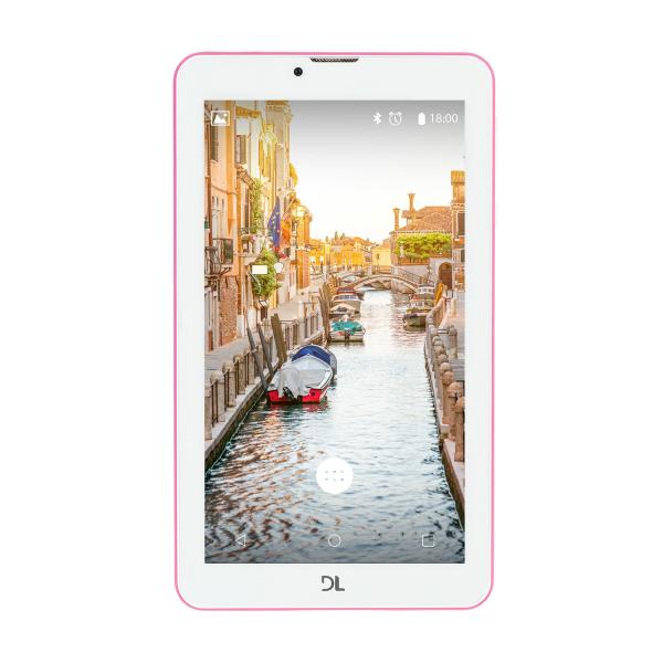 Tablet DL Mobi Tab 8GB 7 3G Wi-Fi Android 7 Nougat Proc Quad Core Câmera Integrada Rosa