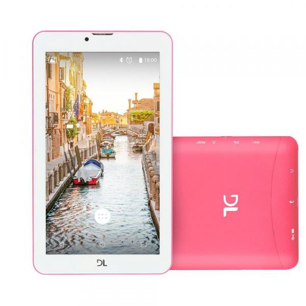 Tablet DL Mobi Tela 7 3G Rosa TX384 Dual Chip