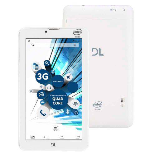 Tablet Dl Tabphone 710 Faz e Recebe Ligação com Função Celular, Tela 7, Android 5.0, 3g, Dual Chip,