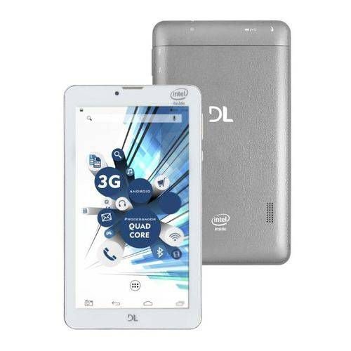 Tablet Dl Tabphone 710 Pro - Faz e Recebe Ligações, com Tela7, 8gb, Android 5 Intel Alom de 1.2ghz