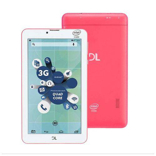 Tablet Dl Tela LCD 7 Polegadas 8GB Wifi 3G TX316 Bivolt Bivolt