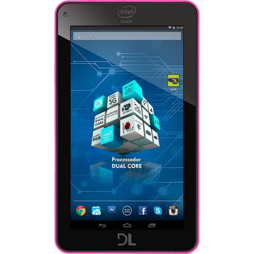 Tablet Dl Xpro 7p 8gb Wifi Intel Dc 2cam And 4.4 - Tp266pin