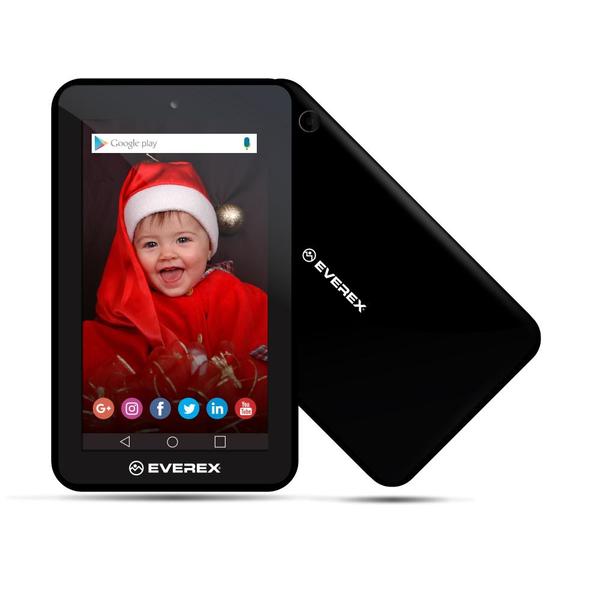 Tudo sobre 'Tablet Everex Tela 7" Wifi Quad-Core 1gb 8Gb Android Go 8.1 Fone Micro SD Câmera 2.0Mp Usb Preto'