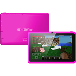 Tablet Every E700 4GB Wi-fi Tela 7" Android 4.2 Processador Dual Core 1.2 GHz - Rosa