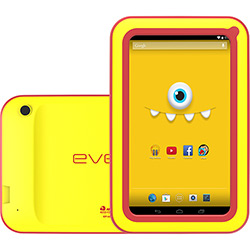 Tablet Every Kids 8GB Wi-Fi Tela 7" Android 4.4 Dual Core - Amarelo