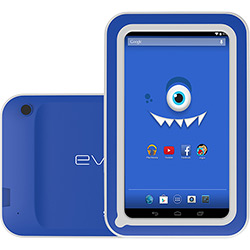 Tablet Every Kids 8GB Wi-Fi Tela 7" Android 4.4 Dual Core - Azul