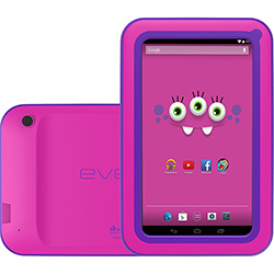 Tablet Every Kids 8GB Wi-Fi Tela 7" Android 4.4 Dual Core - Rosa