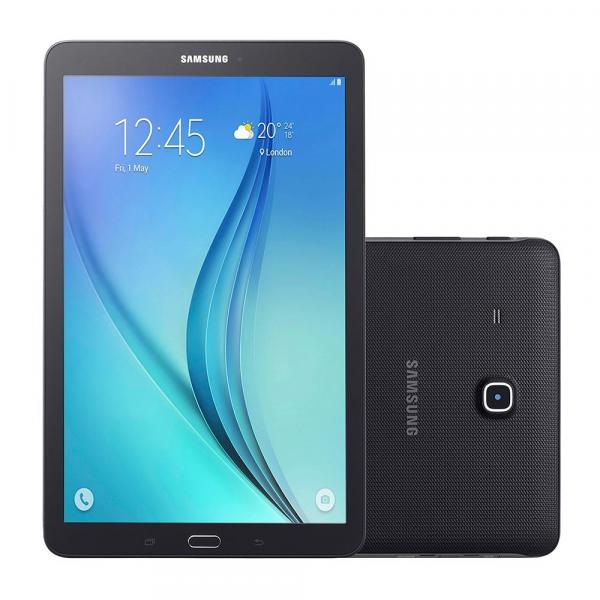 Tablet Galaxy Tab e T561M, Preto, Tela 9.6", 3G+WiFi, Android 4.4, 5MP/2MP, 8GB - Samsung