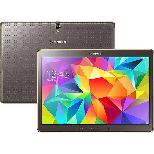 Tudo sobre 'Tablet Galaxy Tab S T805m Android 4.4 Wi-Fi + 4g10,5 Bronze 16gb - Samsung'