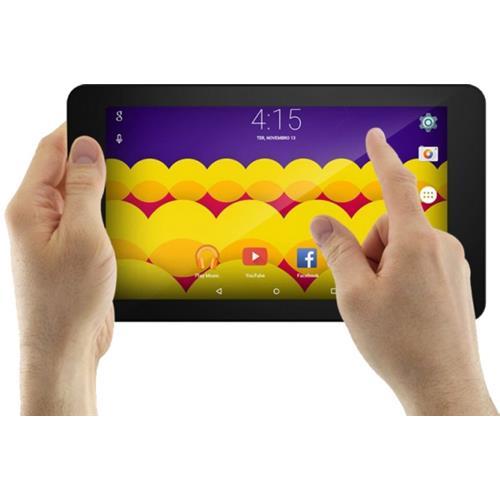 Tablet How 7", Quad Core, Android 4.4, Câmera 2mp, 8gb de Memória, Preto - Ht-704