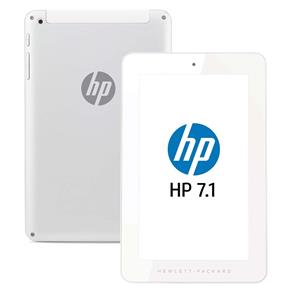 Tablet HP 7.1 1201 com 7", Processador A7 Quad Core, 8GB, Câmera 2MP, Wi-Fi, Entrada para Cartão e Android 4.2 - Branco/Prata
