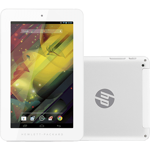Tudo sobre 'Tablet HP 7.1 1201BR 8GB Wi-Fi Tela 7"Android 4.2 Processador Cortex A7 Quad-Core 1.0 GHz - Prata + Película'