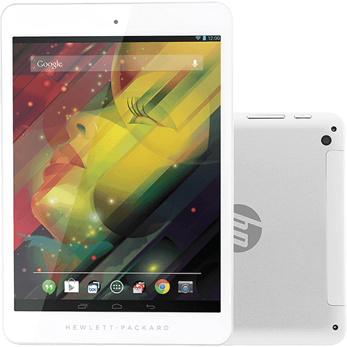 Tudo sobre 'Tablet HP 8 1401BR 16GB Wi-Fi Tela IPS 7.85" Android 4.2 Processador Cortex A7 Quad-Core 1.0 GHz Prata + Capa 3 em 1 e Película'