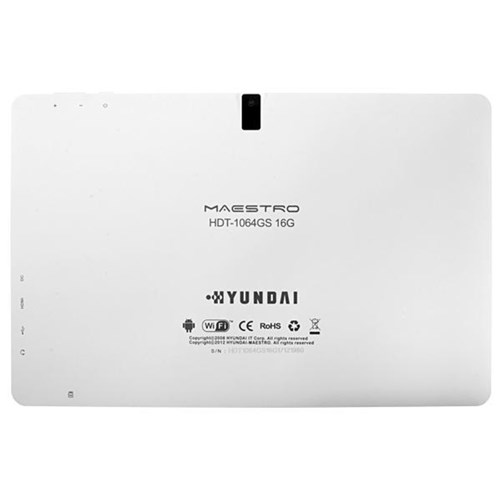 Tablet Hyundai Maestro Tab Hdt-1064Gs 16Gb Tela de 10.1 2Mp/Vga os 7.1.1 - Branco
