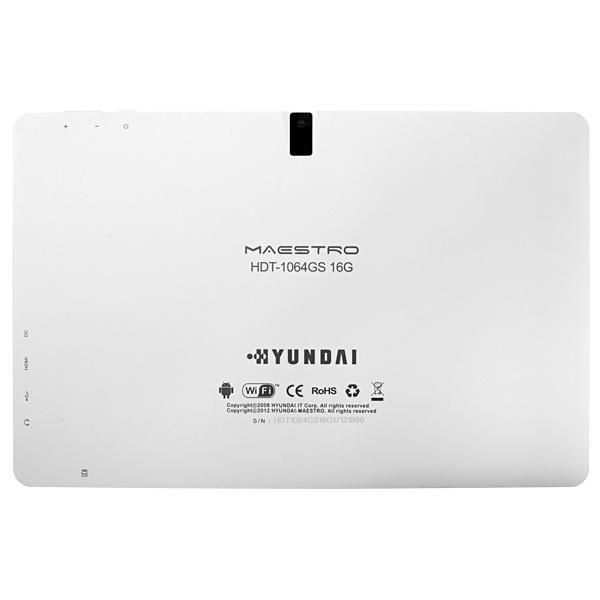 Tablet Hyundai Maestro Tab HDT-1064GS 16GB Tela de 10.1 2MP/VGA OS 7.1.1 - Branco