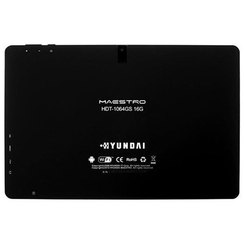 Tablet Hyundai Maestro Tab Hdt-1064Gs 16Gb Tela de 10.1 2Mp/Vga os 7.1.1 - Preto