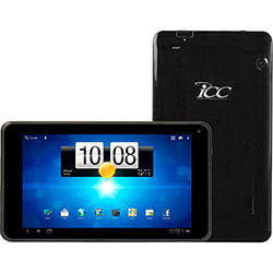 Tablet ICC Styllus 740B 8GB Wi-Fi 7'' Android 4.4 Processador Quad Core 1.3GHz - Preto