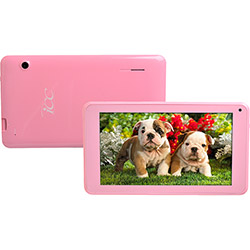 Tablet ICC Styllus 740P 8GB Wi-Fi 7'' Android 4.4 Processador Quad Core 1.3GHz - Rosa