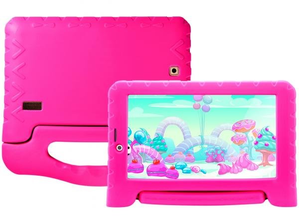 Tablet Kid Pad 3G Plus Rosa NB292 - Multilaser