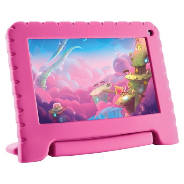 Tablet Kid Pad Lite 7 Pol. 8gb Quad Core Android 8.1 Rosa Nb - Multilaser