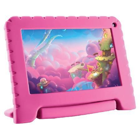 Tablet Kid Pad Lite 7 Pol. 8gb Quad Core Android 8.1 Rosa Nb303 - Multilaser