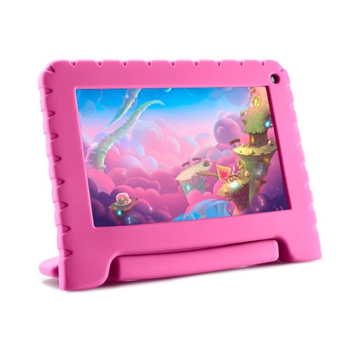 Tablet Kid Pad Lite Multilaser 7 Pol. 8gb Quad Core Android 8.1 Rosa –. Nb303 Nb303
