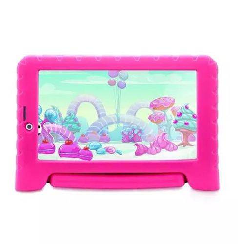 Tablet Kid Pad Rosa 3g Plus Nb292 - Multilaser