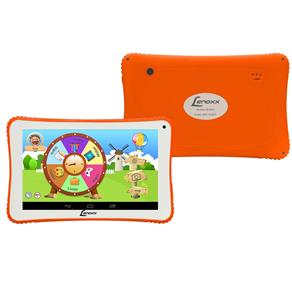 Tablet Kids Lenoxx TB-5500 Laranja com Tela 7", Memória de 8GB, Câmera 2MP, Wi-Fi, Entrada para Cartão MicroSD, Android 4.4 e Processador Quad Core
