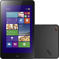 Tudo sobre 'Tablet Lenovo Thinkpad 8 64GB Wi-Fi/3G Tela 8.3" Windows 8 Processador Intel Atom Z3770 Quad Core - Preto'