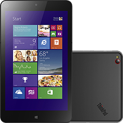 Tudo sobre 'Tablet Lenovo Thinkpad 8 64GB Wi-Fi Tela 8.3" Windows 8.1 Processador Intel Atom Z3770 Quad Core - Preto'