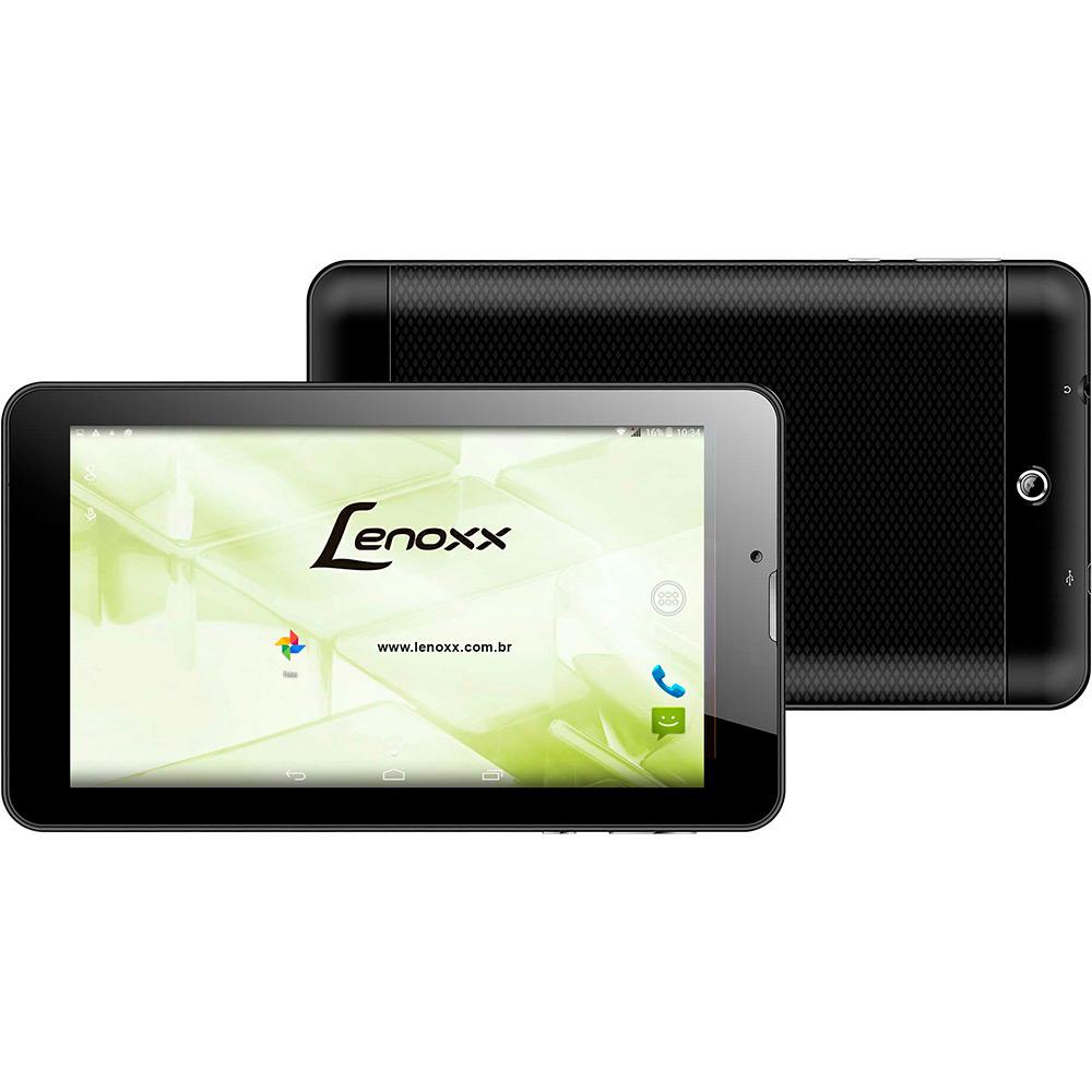 Tablet Lenoxx TB3100 8GB 3G Tela 7" Android Entrada USB Bluetooth Rádio FM Dual Core - Preto