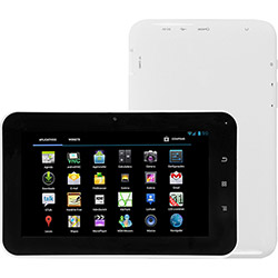 Tablet Lenoxx TB100 com Android 4.0 Wi-Fi Tela 7" Touchscreen Branco e Memoria Interna 8GB