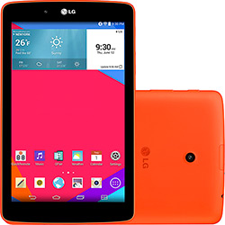 Tudo sobre 'Tablet LG G Pad V400 8GB Wi-Fi Tela IPS WXGA 7" Android 4.4 Processador Qualcomm Quad Core 1.2 Ghz - Laranja'